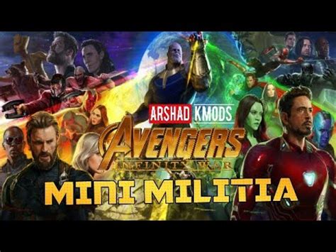 mini militia avengers infinity war mod